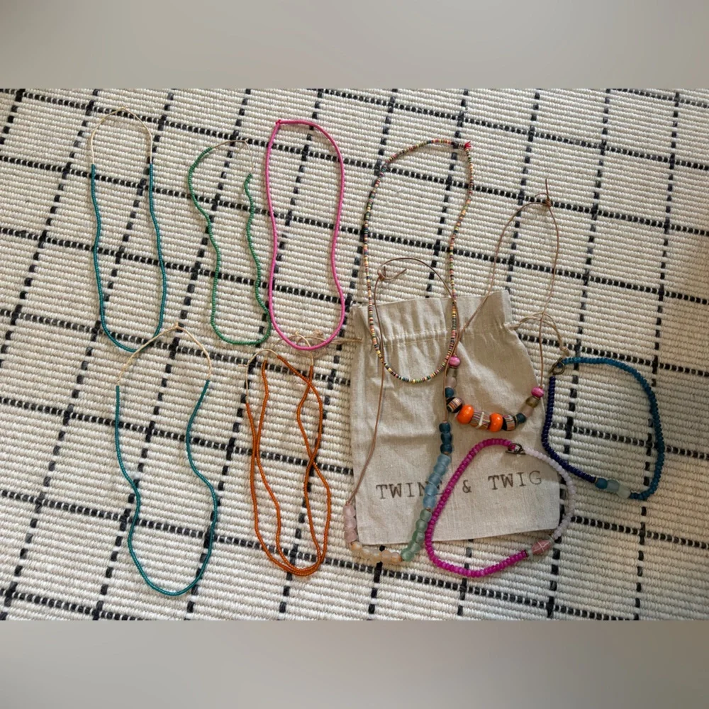 Multicolor Layered Beaded Necklace by Twine & Twig - Picture 7 of 7